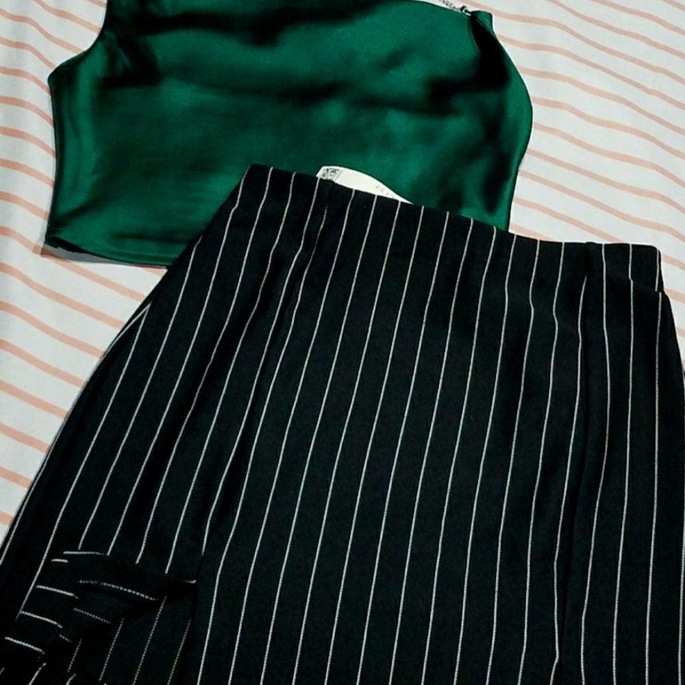 Top is from Shein and a brand new skirt from H&M brand new with tag.